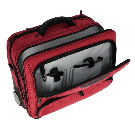 Dermata 2 wheels Wheeled briefcase 41 cm Laptop compartment