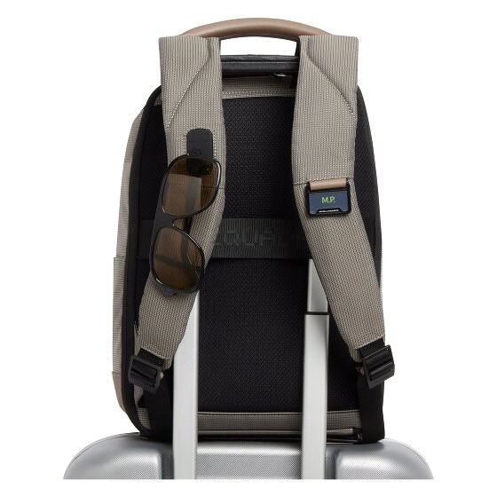 Piquadro Sync Daypack Genuine Leather 40 cm Laptop compartment