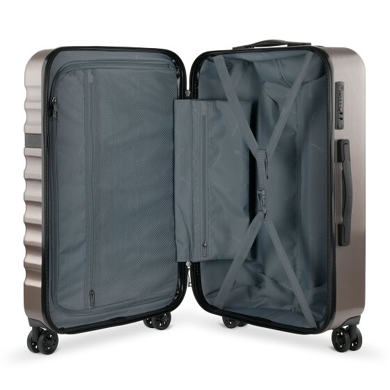Bugatti Corium 4 wheels Trolley 66 cm Expandable