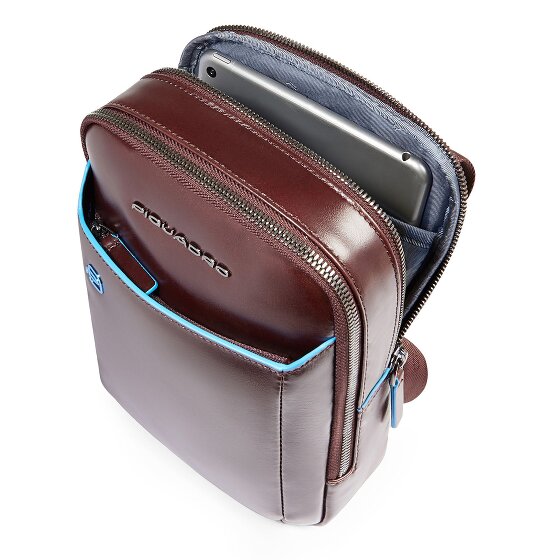 Piquadro Blue Square Mini Bag Shoulder Bag Leather 17 cm