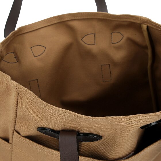 Filson Luggage Twill Shopper Bag Leather 35.5 cm