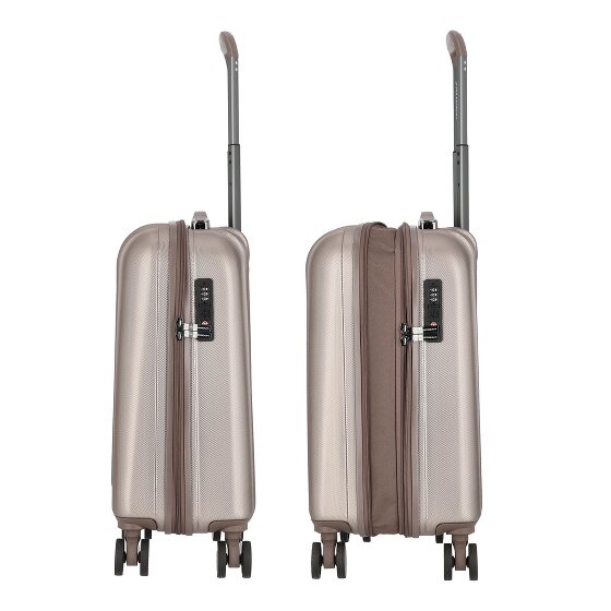 Polestream Moonrock 4 wheels Cabin trolley 55 cm with expansion pleat