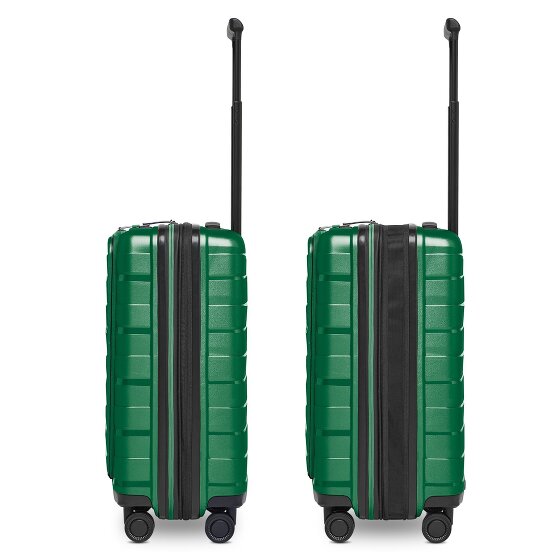 Bergpfeil Travel 4 wheels Cabin trolley 55 cm Laptop compartment with expansion pleat