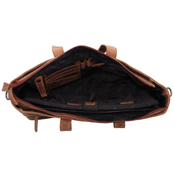 Plevier Shopper bag leather 41 cm laptop compartment Plevier Shopper bag leather 41 cm laptop compartment