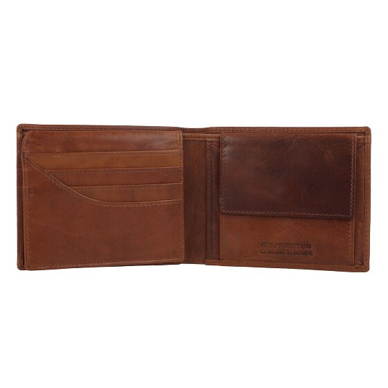 Greenburry Newport Wallet RFID protection Genuine Leather 12 cm