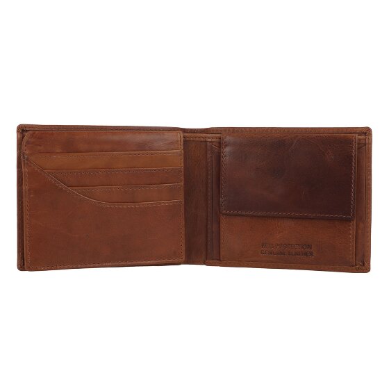 Greenburry Newport Wallet RFID protection Leather 12 cm