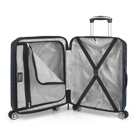 Gabol Escape 4 wheels Cabin trolley S 54 cm with expansion pleat