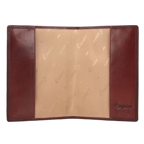 Esquire Toscana Passport case Leather 9.5 cm