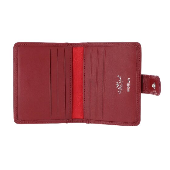 Golden Head Polo Credit card case RFID protection Genuine Leather 8 cm