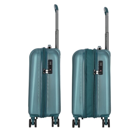 Polestream Moonrock 4 wheels Cabin trolley 55 cm with expansion pleat