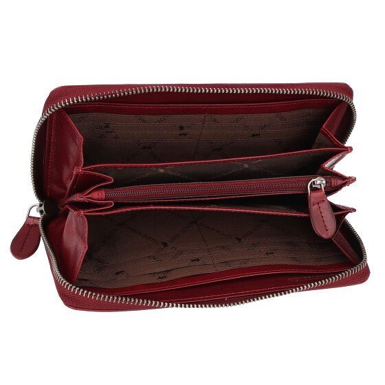 Braun Büffel Arezzo Wallet RFID protection Leather 19 cm