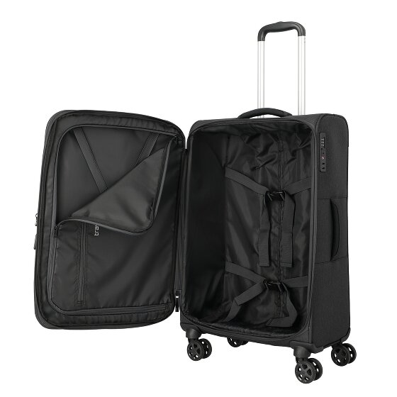 Travelite Kick Off 4 wheels Trolley M 67 cm Expandable