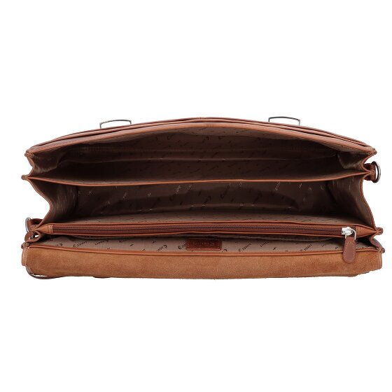 Esquire Dallas Briefcase Leather 42 cm Laptop compartment