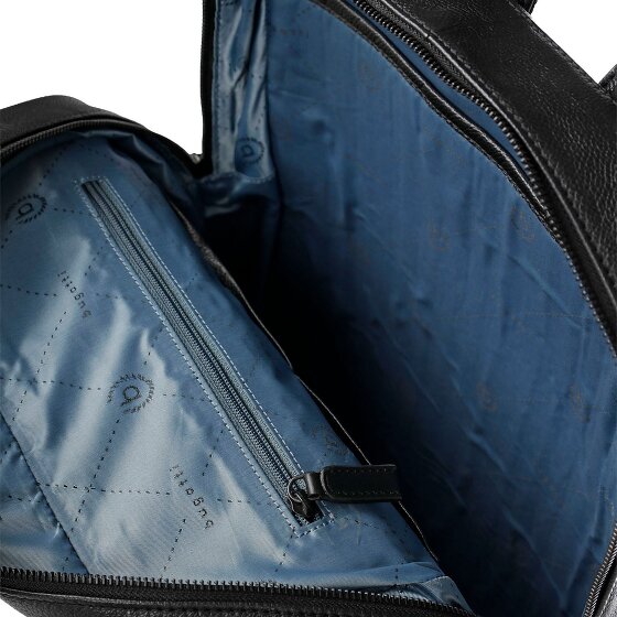 Bugatti Black Daypack Leather 40 cm Laptop compartment