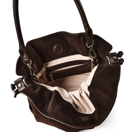 Hey Marly Cool Companion Suede Handbag Genuine Leather 28 cm
