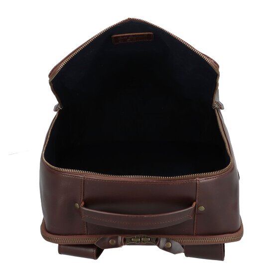 Buckle & Seam Leon backpack leather 41 cm laptop compartment