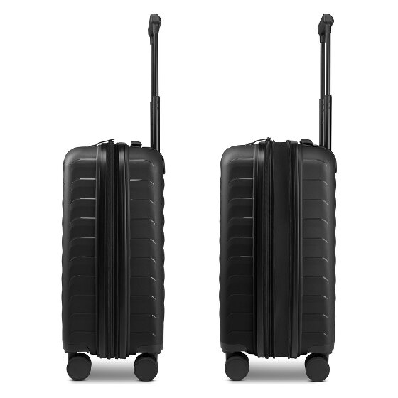 d&n Toronto 4 wheels Cabin trolley S 54 cm with expansion pleat