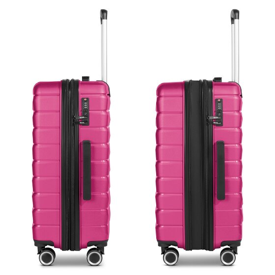 Bench Paris 4 wheels Trolley M 66 cm with expansion pleat