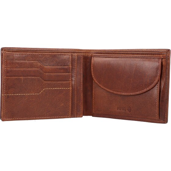 Mika Wallet RFID leather 12 cm