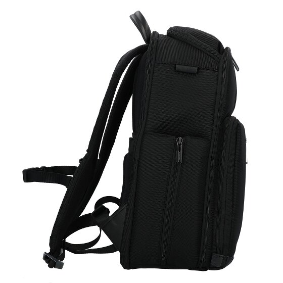 Piquadro Brief travel backpack leather 43 cm laptop compartment