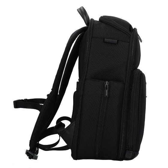 Piquadro Brief travel backpack leather 43 cm laptop compartment