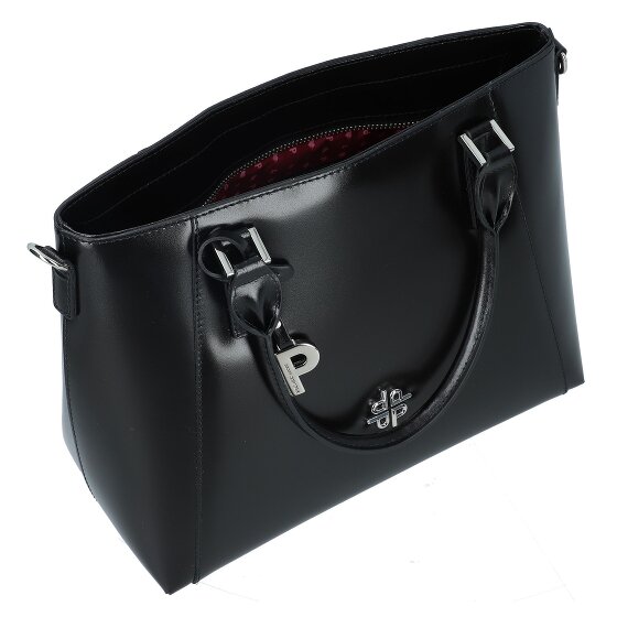 Picard Black Tie Black Tie Handbag Leather 29 cm