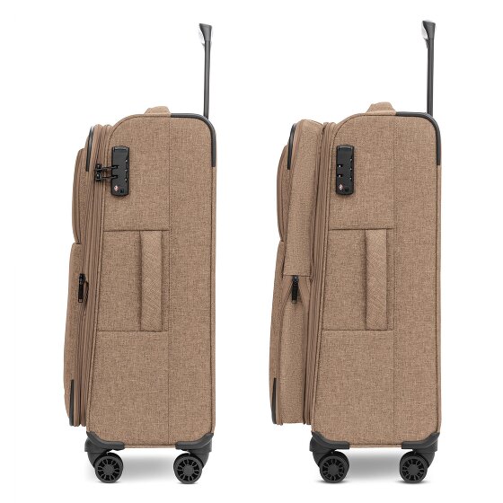 Redolz Essentials 12 MEDIUM 4-wheeled trolley 67 cm with expansion fold