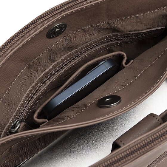 The Chesterfield Brand Marvos Shoulder Bag Genuine Leather 32 cm