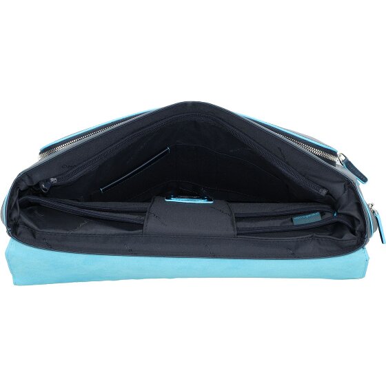 Piquadro Blue Square Briefcase II leather 40 cm laptop compartment