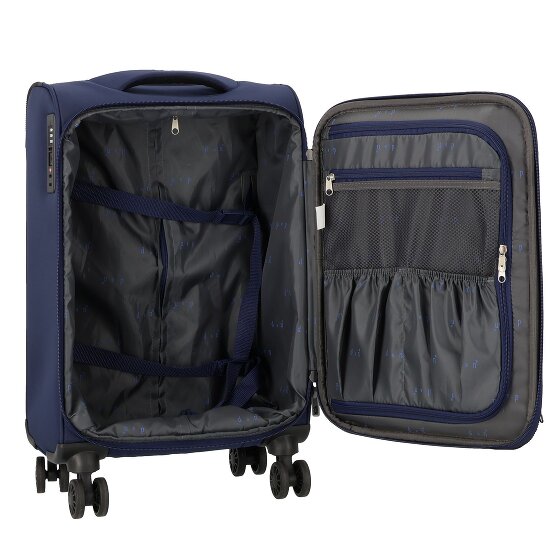 d&n Travel Line 9504 4 wheels Cabin trolley S 55 cm