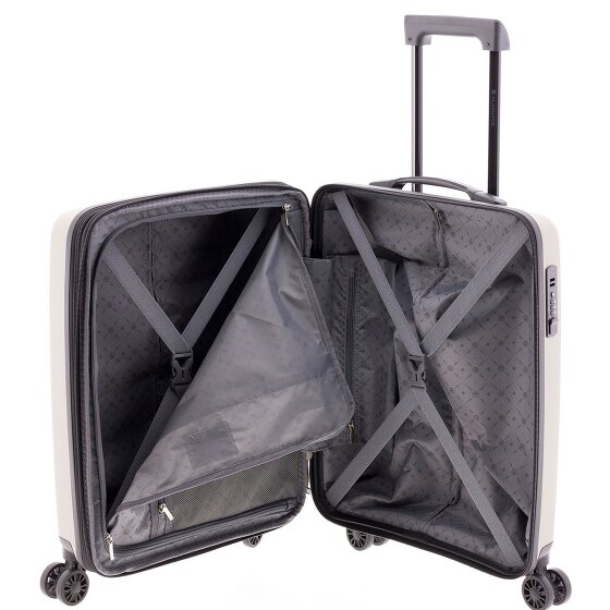 Gladiator 1700 4 wheels Cabin trolley 55 cm with expansion pleat