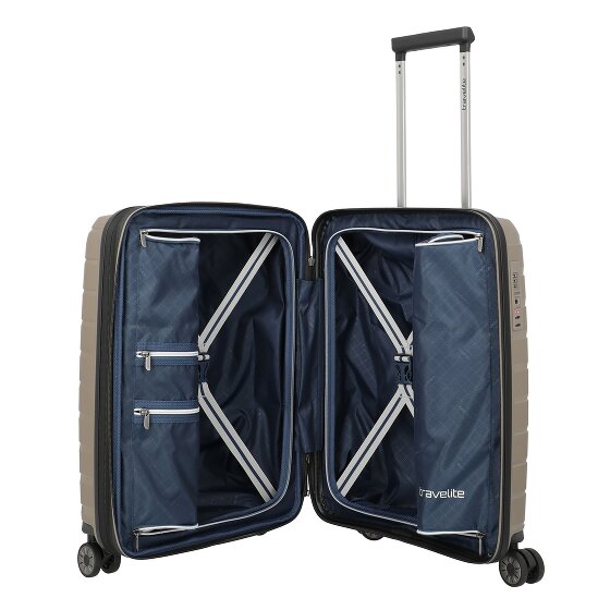 Travelite Air Base 4 wheels Cabin trolley 55 cm with expansion pleat