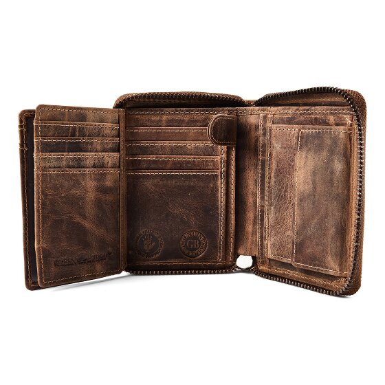 Greenburry Huntsman Wallet RFID protection Leather 10 cm
