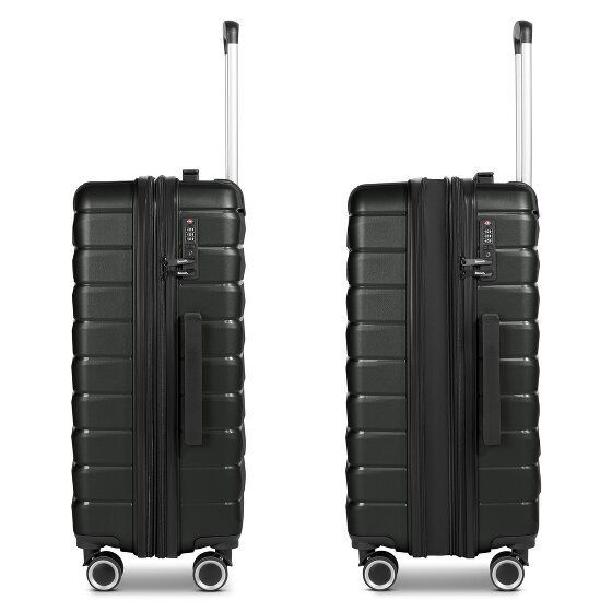 Bench Paris 4 wheels Trolley M 66 cm with expansion pleat