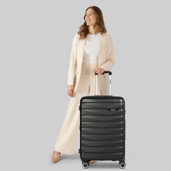 Bench Paris 4 wheels Trolley M 66 cm with expansion pleat