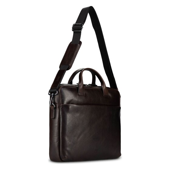 Jost London Briefcase Genuine Leather 38 cm Laptop compartment