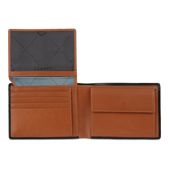 Bugatti Roccia Wallet RFID protection Leather 12.5 cm