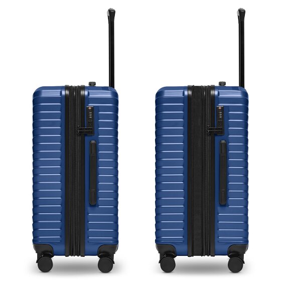 Redolz Essentials 18 4 wheels Suitcase set 3-piece with expansion pleat