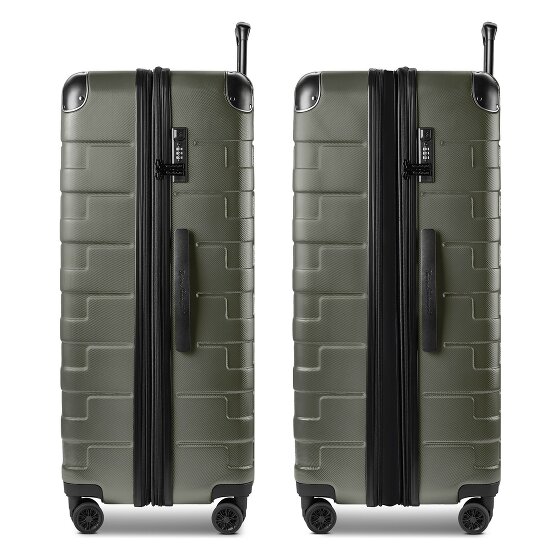 Tonino Lamborghini Milano 4-wheeled Trolley XL 83 cm special size with expansion fold