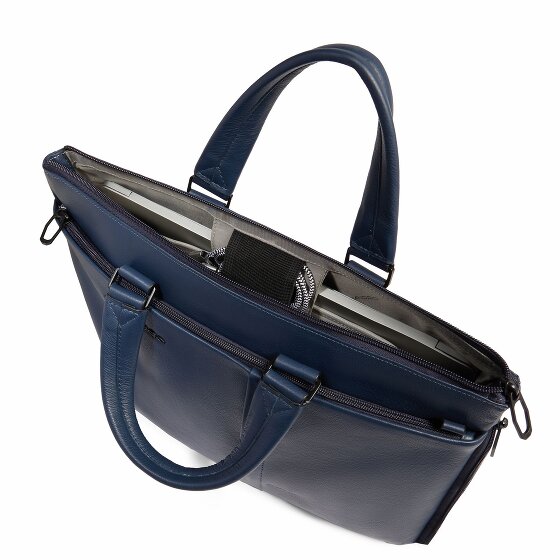 Piquadro Russel Briefcase RFID protection Leather 42 cm Laptop compartment