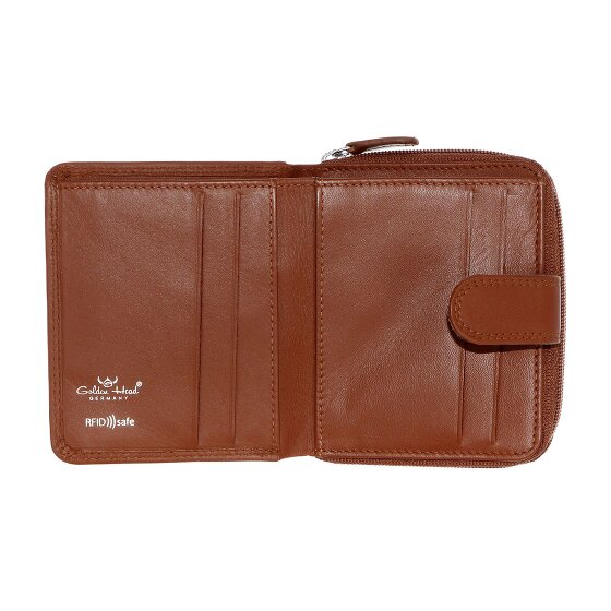 Golden Head Polo Wallet RFID protection Genuine Leather 10.5 cm