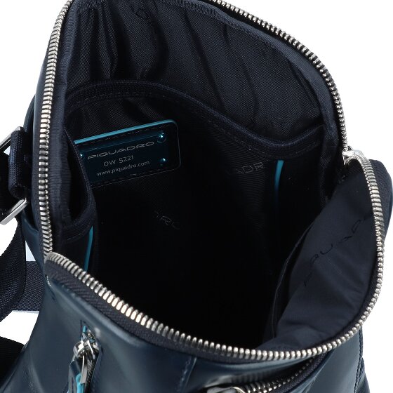Piquadro Blue Square shoulder bag leather 21 cm