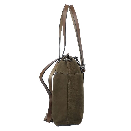 Castelijn & Beerens Nubuck Shoulder Bag Genuine Leather 40 cm Laptop compartment