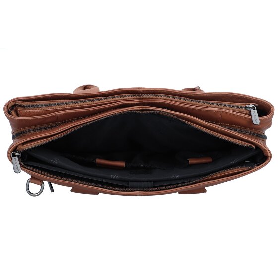 Plevier Structure Antilla Shoulder Bag RFID protection Leather 40 cm Laptop compartment
