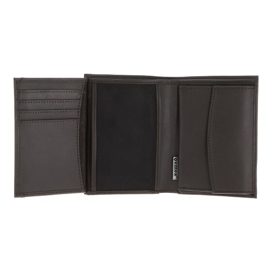 oxmox Leather Wallet RFID protection Genuine Leather 10 cm