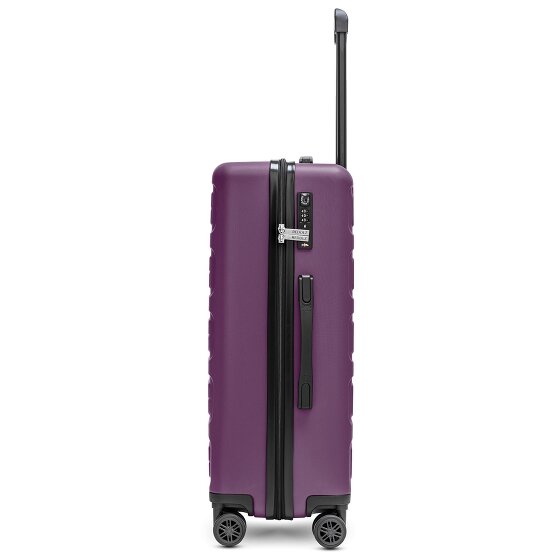 Redolz Essentials 08 3-SET 4 wheels Suitcase set 3-piece