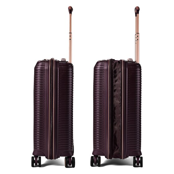 Polestream Paris 4 wheels Cabin trolley 55 cm with expansion pleat