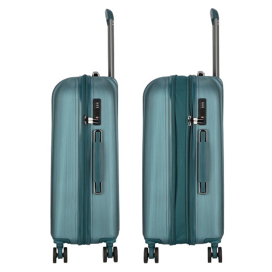 Polestream Moonrock 4 wheels Suitcase set 3-piece with expansion pleat