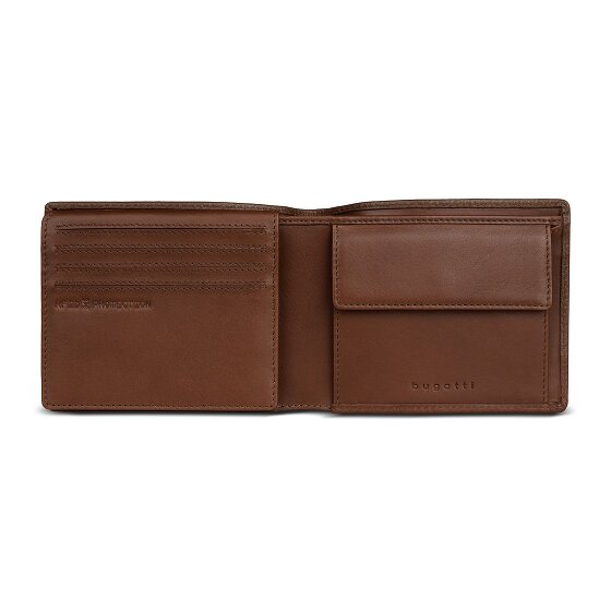 Bugatti Due Wallet RFID protection Leather 11.5 cm
