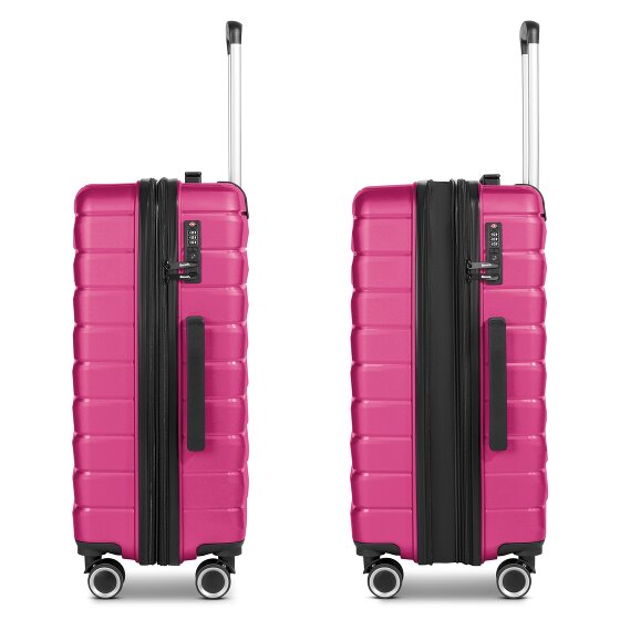 Bench Paris 4 wheels Suitcase set 3-piece with expansion pleat